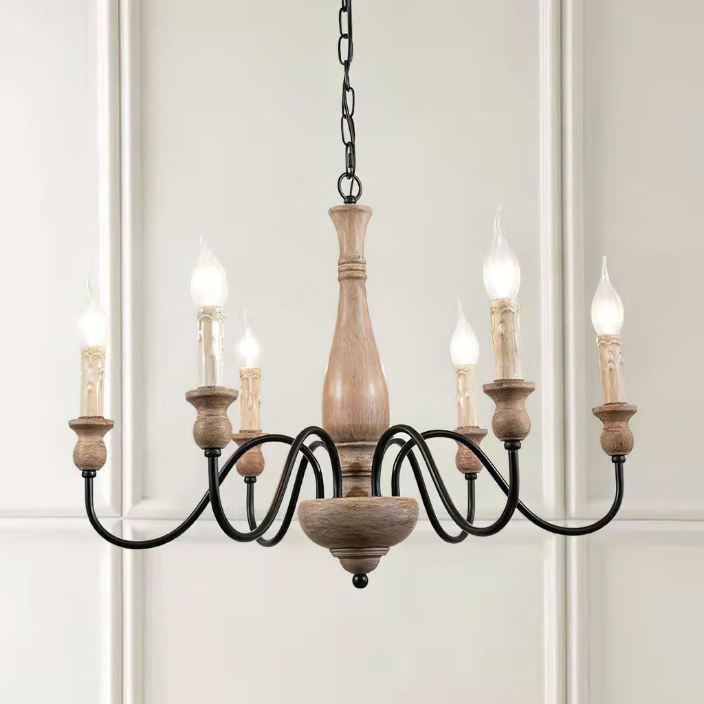 Rusthaven Farmhouse Candle Chandelier