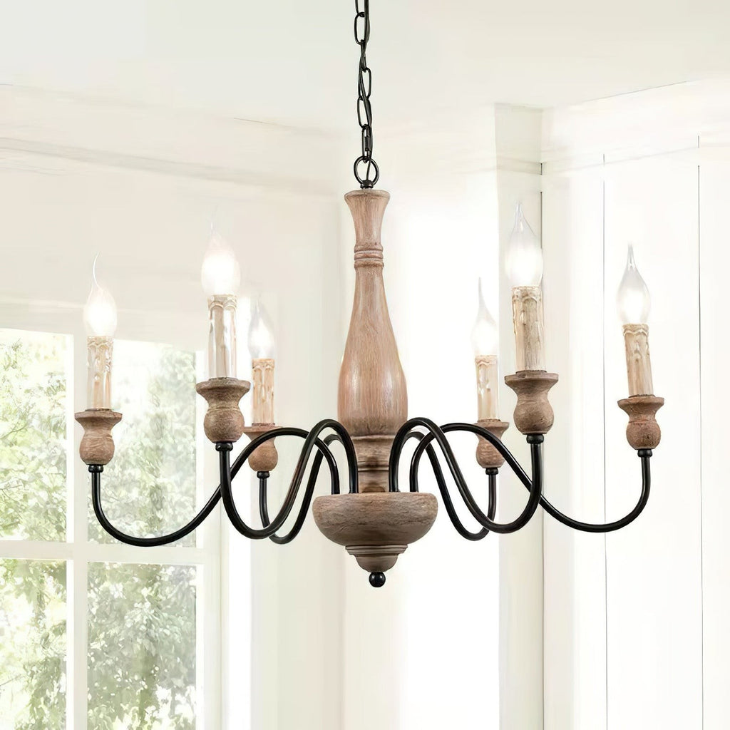 Rusthaven Farmhouse Candle Chandelier