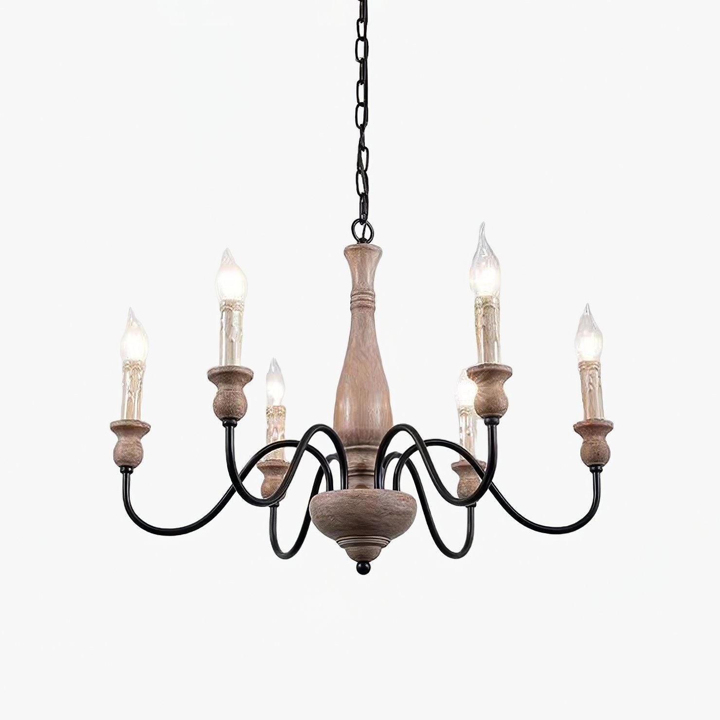 Rusthaven Farmhouse Candle Chandelier