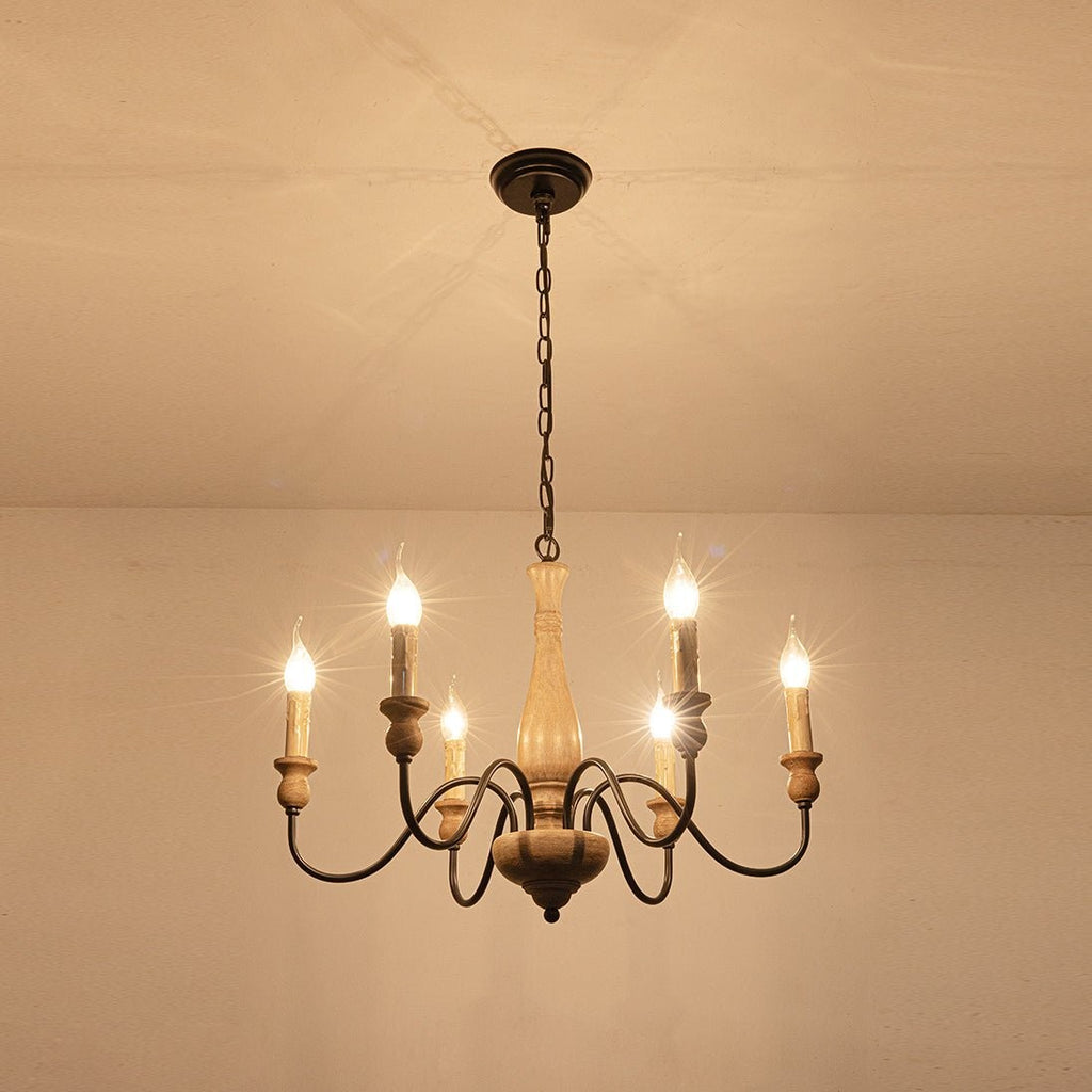 Rusthaven Farmhouse Candle Chandelier