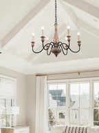 Rusthaven Farmhouse Candle Chandelier