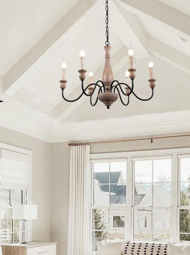 Rusthaven Farmhouse Candle Chandelier