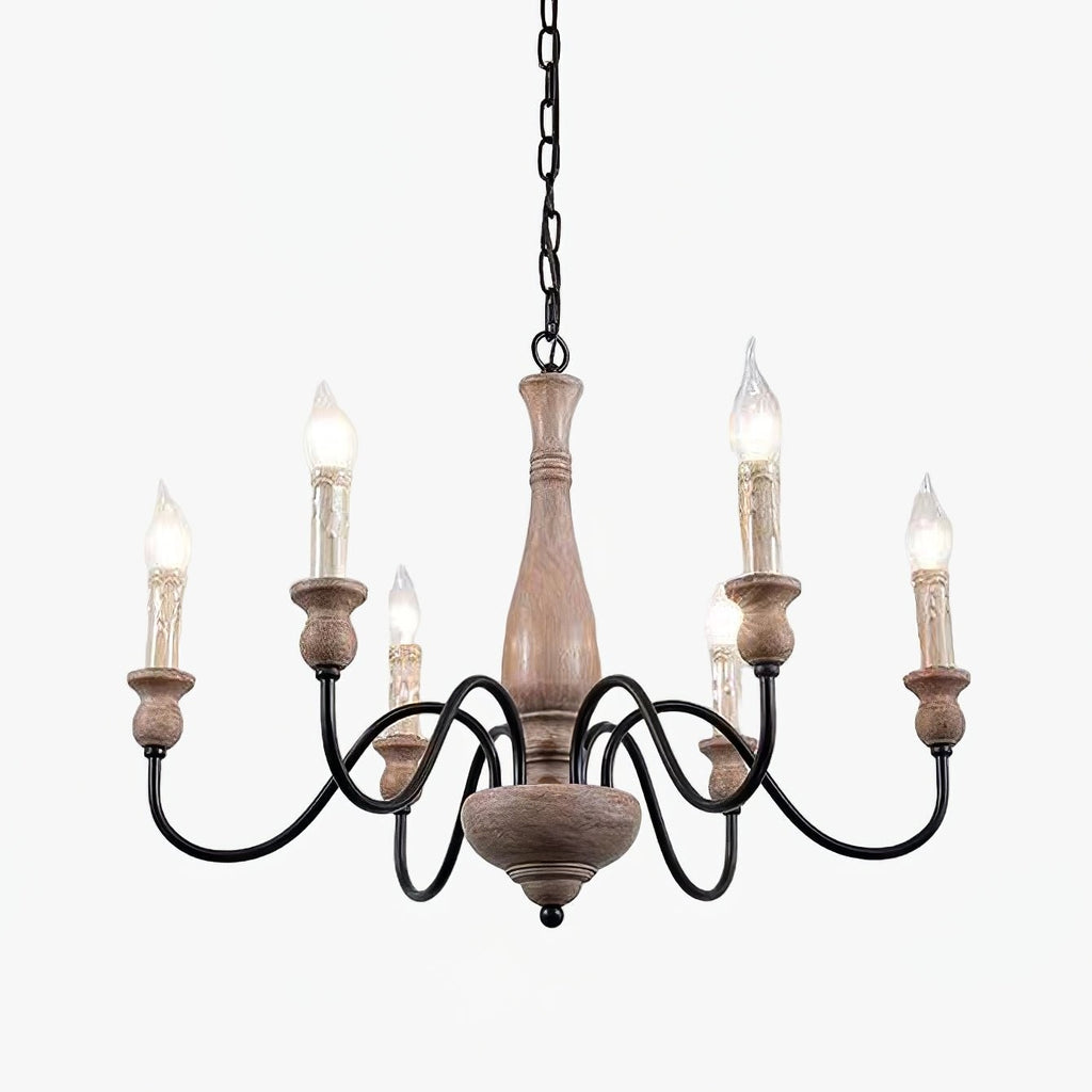 Rusthaven Farmhouse Candle Chandelier