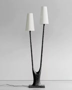 Sylvara Organic Dual-Shade Floor Lamp