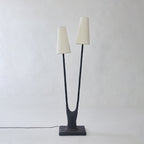 Sylvara Organic Dual-Shade Floor Lamp