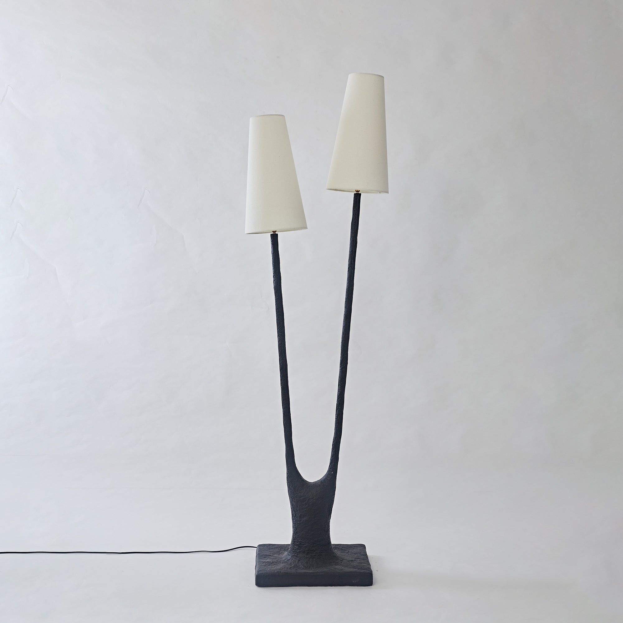 Sylvara Organic Dual-Shade Floor Lamp