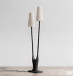 Sylvara Organic Dual-Shade Floor Lamp
