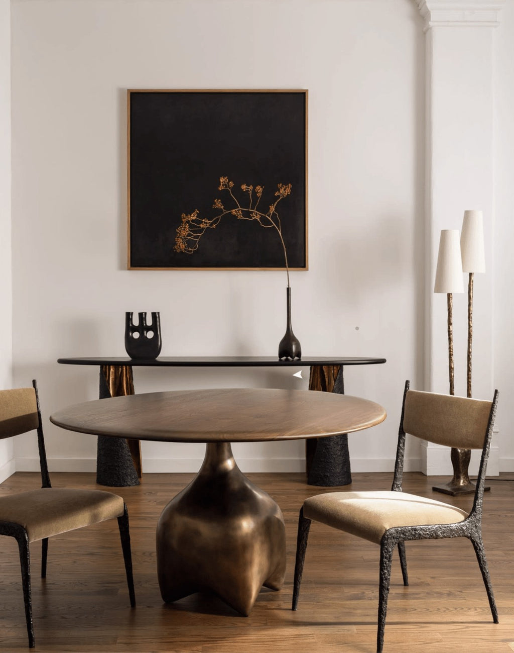 Sylvara Organic Dual-Shade Floor Lamp