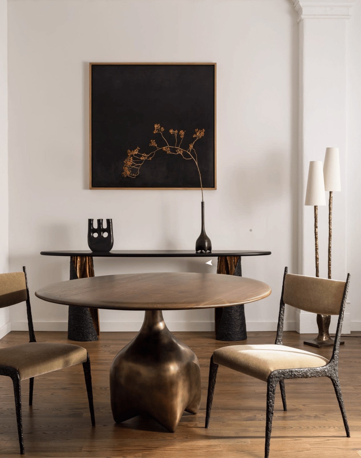 Sylvara Organic Dual-Shade Floor Lamp