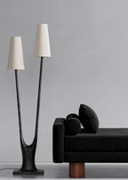 Sylvara Organic Dual-Shade Floor Lamp
