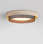 Travara Stone Halo Ceiling Light