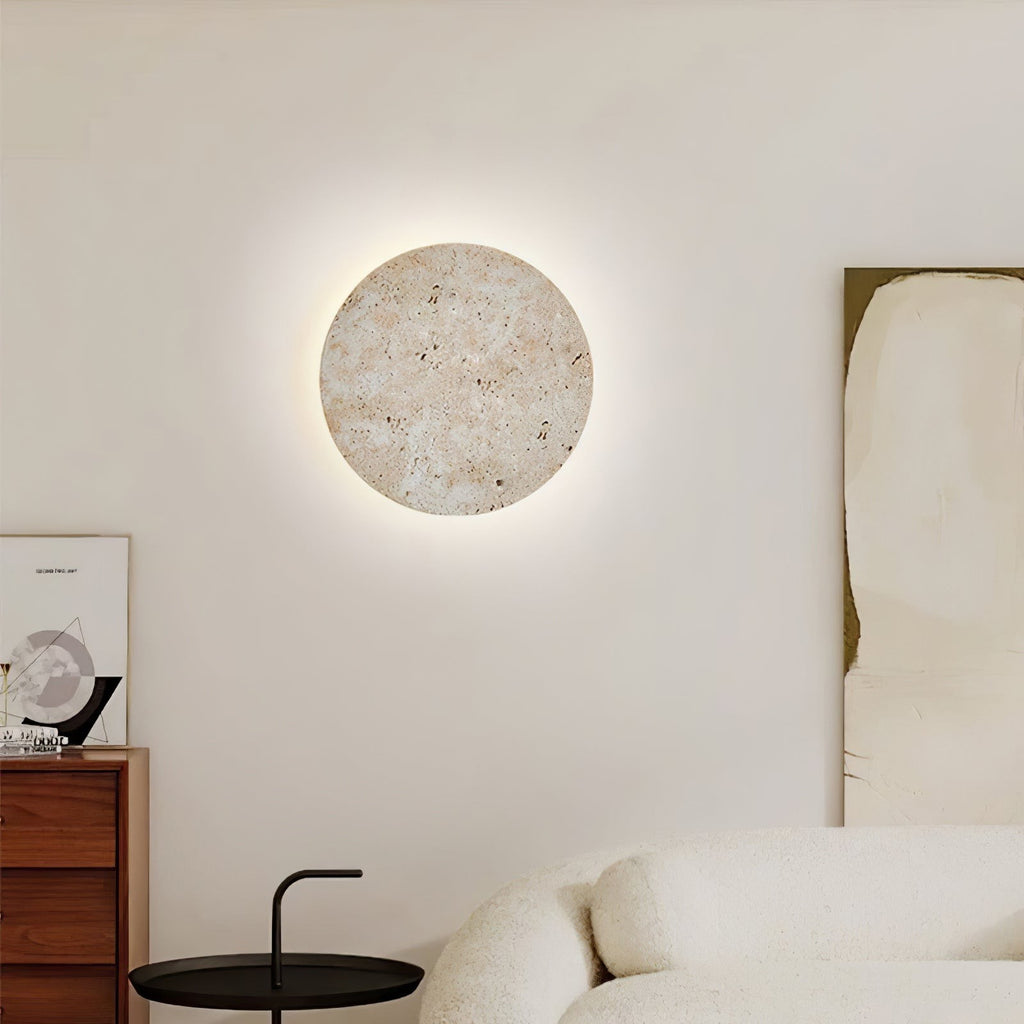 Travira Stone Halo Wall Light