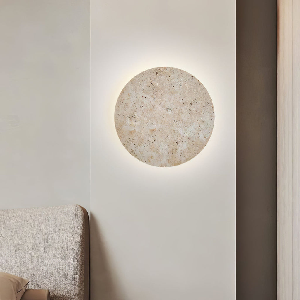 Travira Stone Halo Wall Light