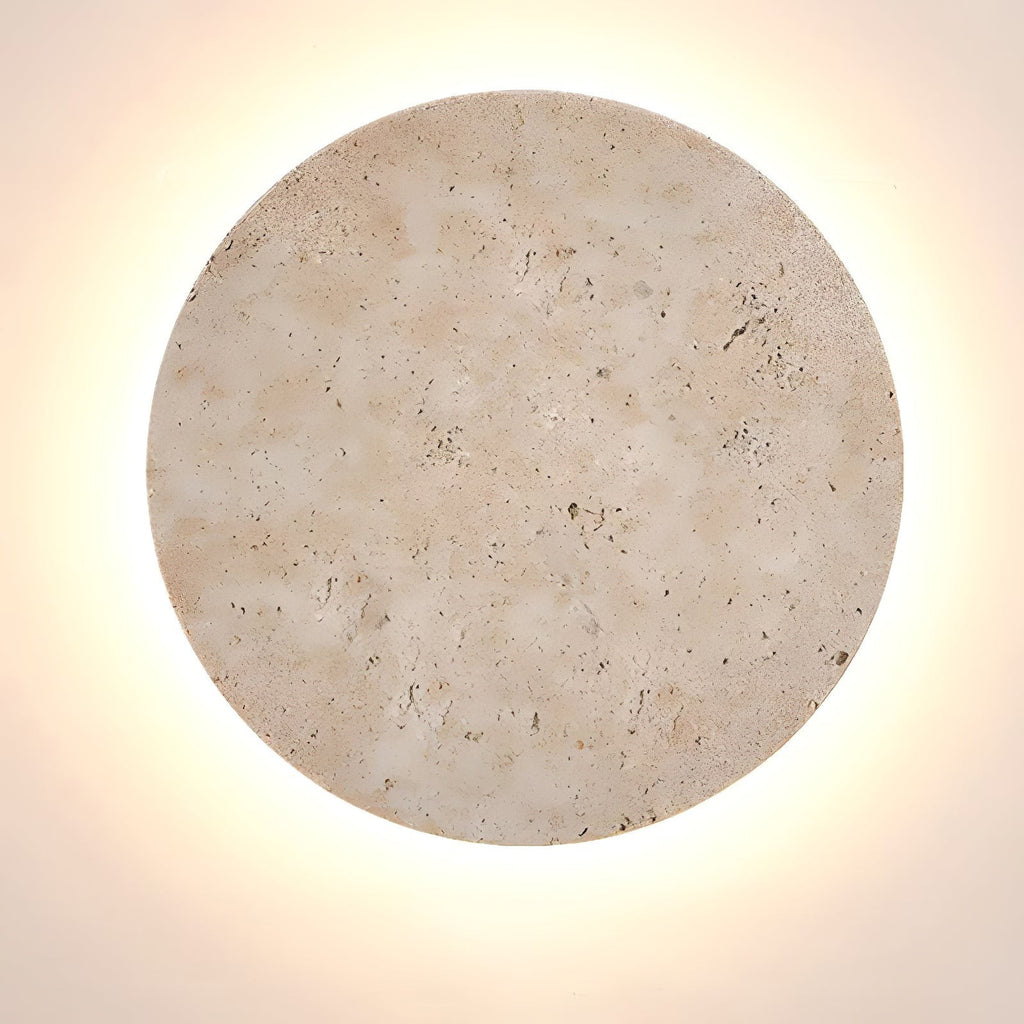 Travira Stone Halo Wall Light