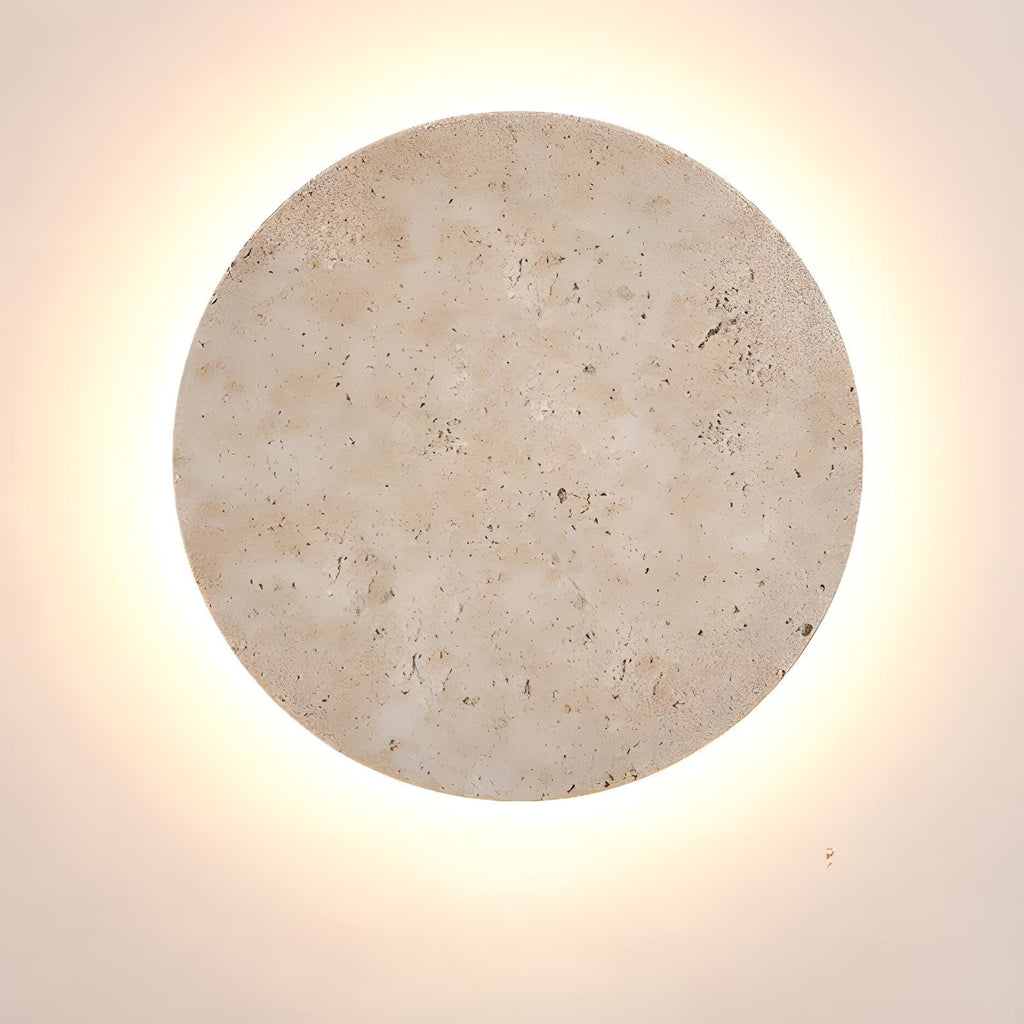 Travira Stone Halo Wall Light