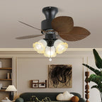 Tropelle Palm Ceiling Fan Light