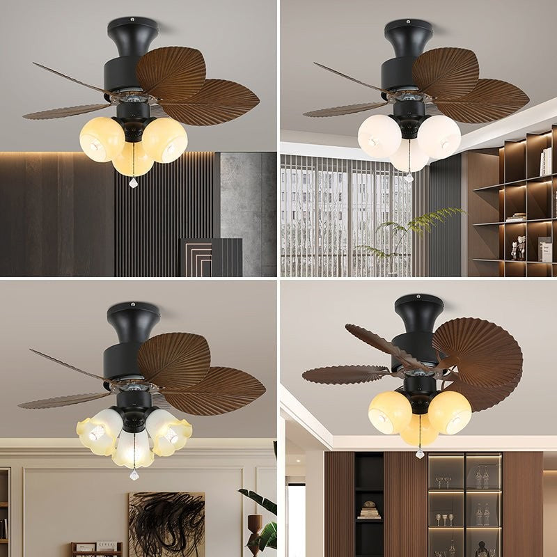 Tropelle Palm Ceiling Fan Light