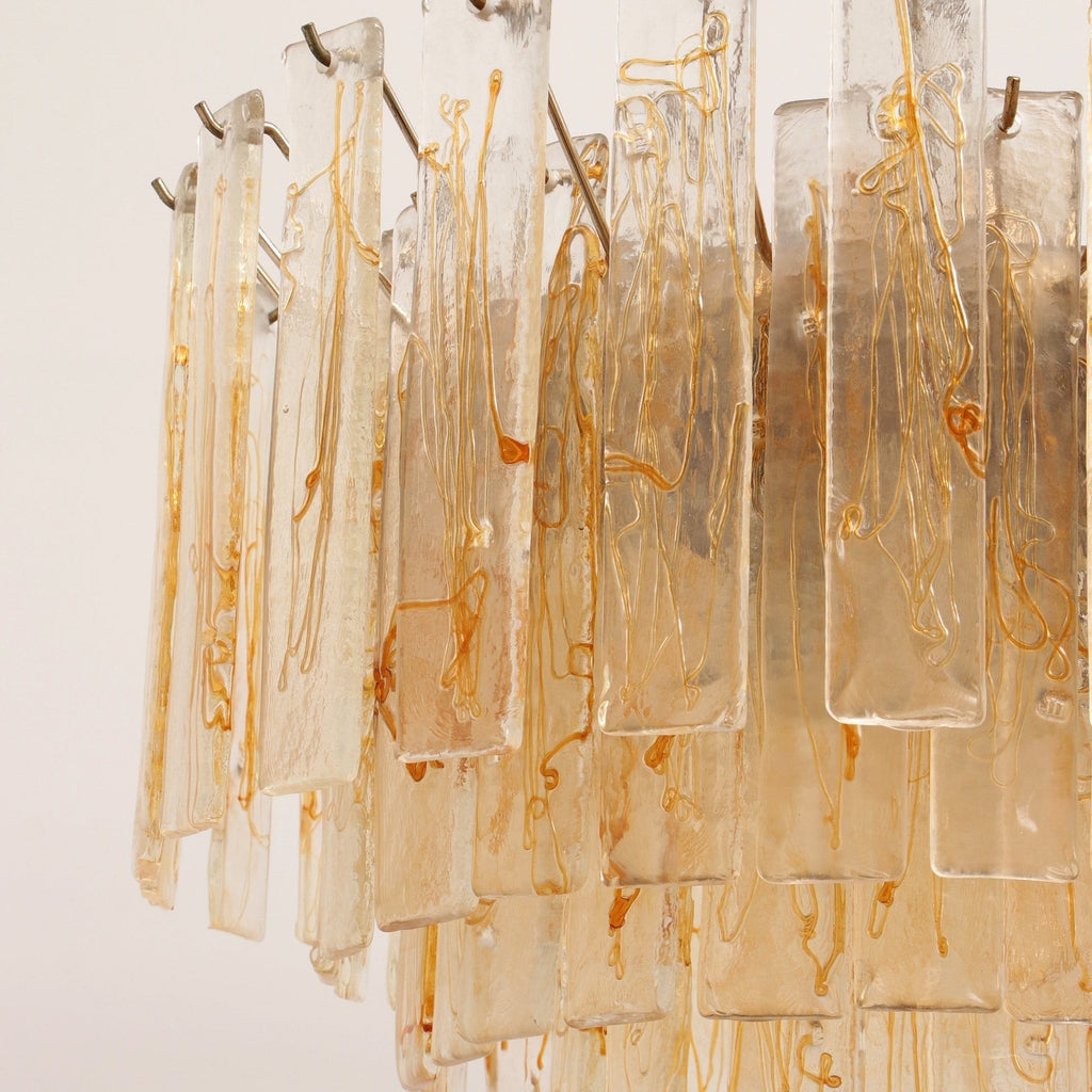 Venezia Amber Glass Chandelier