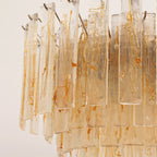 Venezia Amber Glass Chandelier