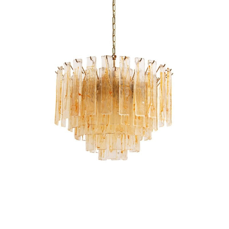 Venezia Amber Glass Chandelier