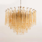 Venezia Amber Glass Chandelier