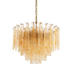 Venezia Amber Glass Chandelier