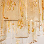 Venezia Amber Glass Chandelier
