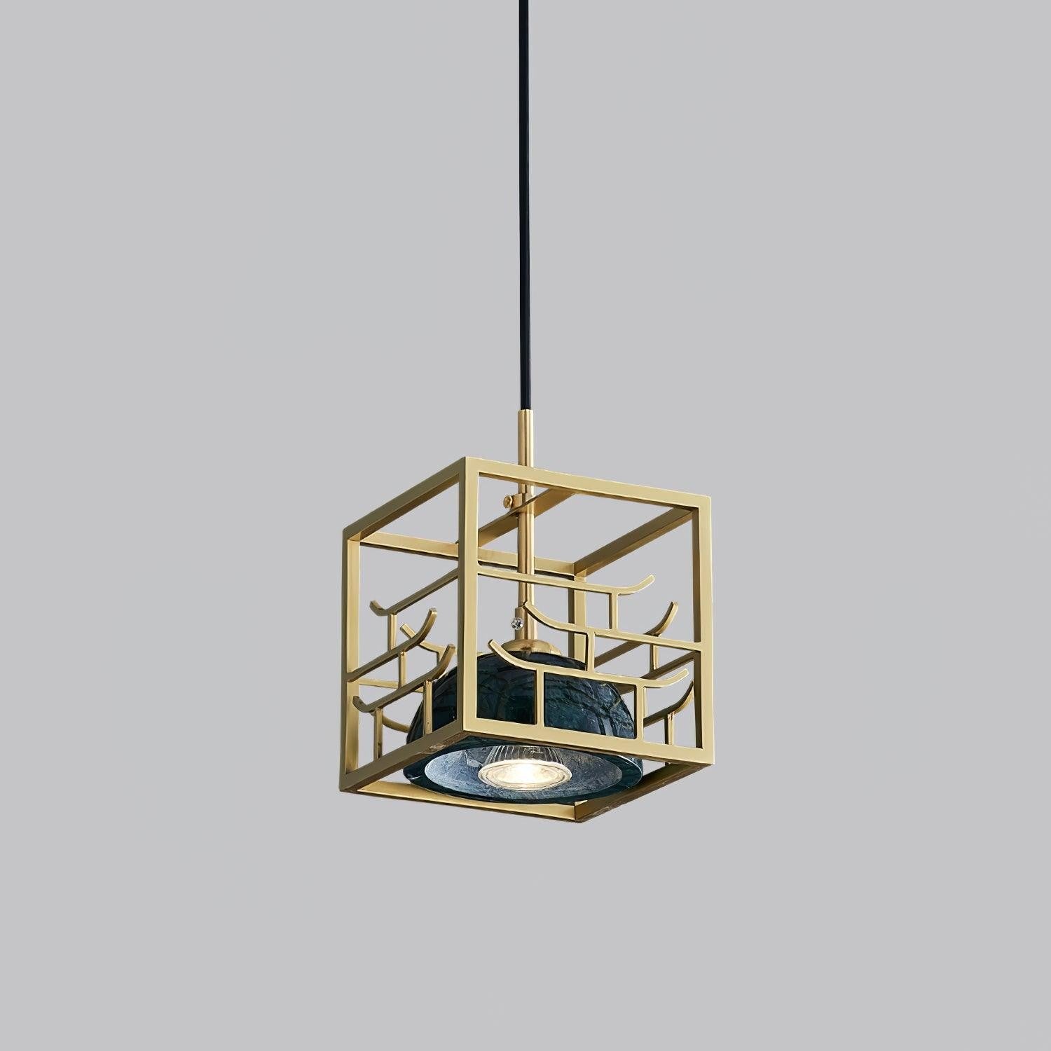 Verdara Marble Lantern Pendant