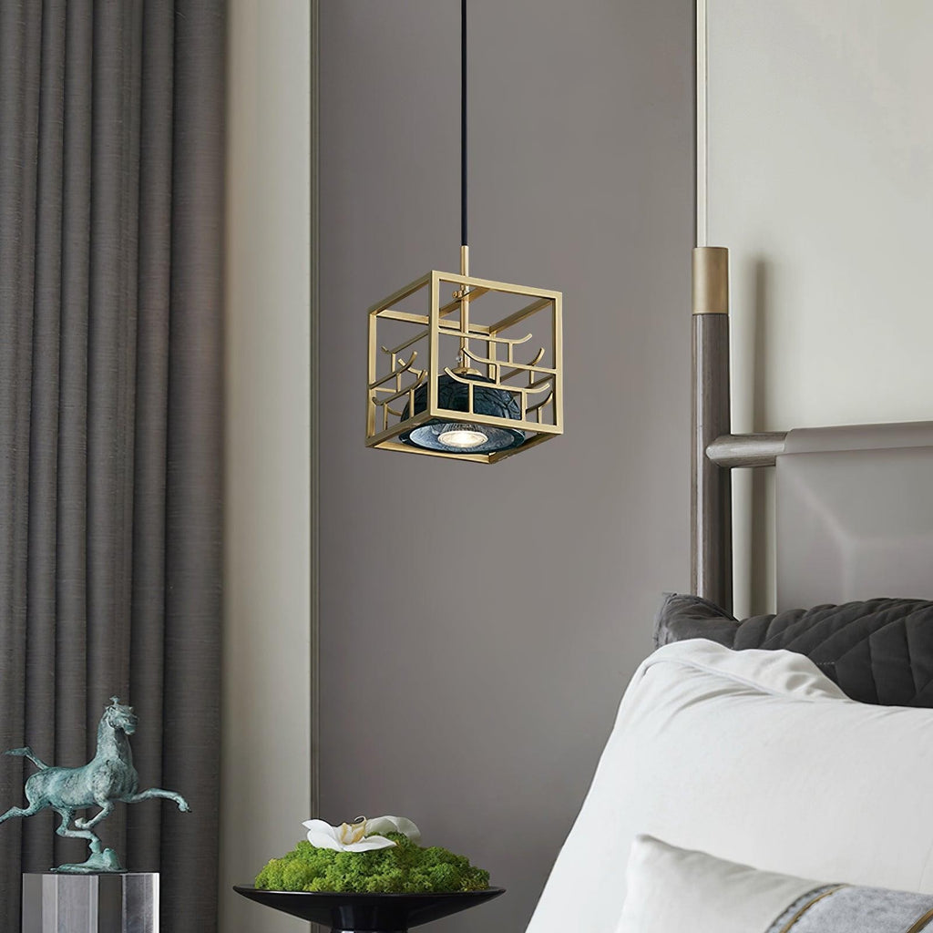 Verdara Marble Lantern Pendant