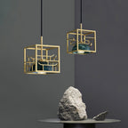 Verdara Marble Lantern Pendant