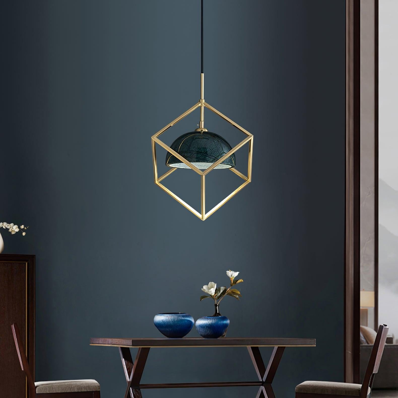 Verdara Marble Lantern Pendant