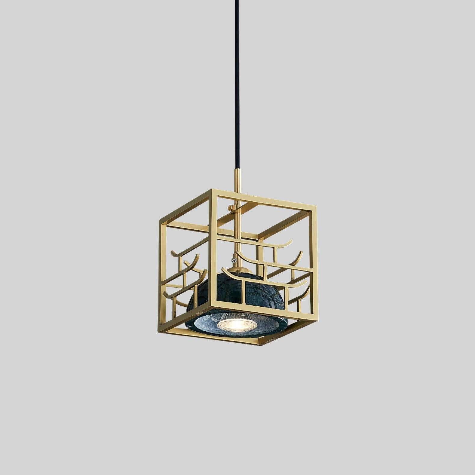 Verdara Marble Lantern Pendant