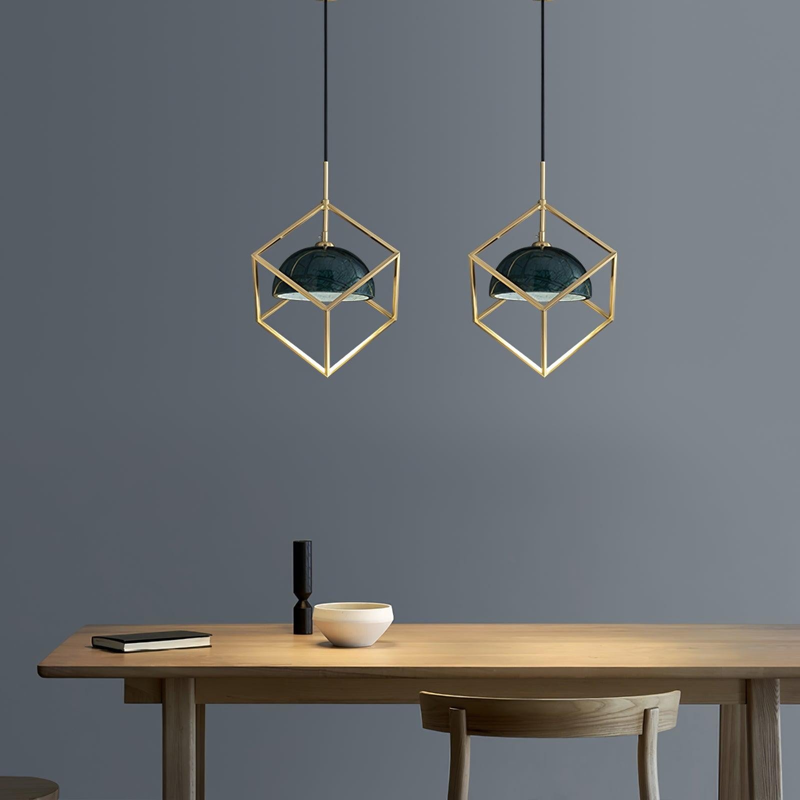 Verdara Marble Lantern Pendant