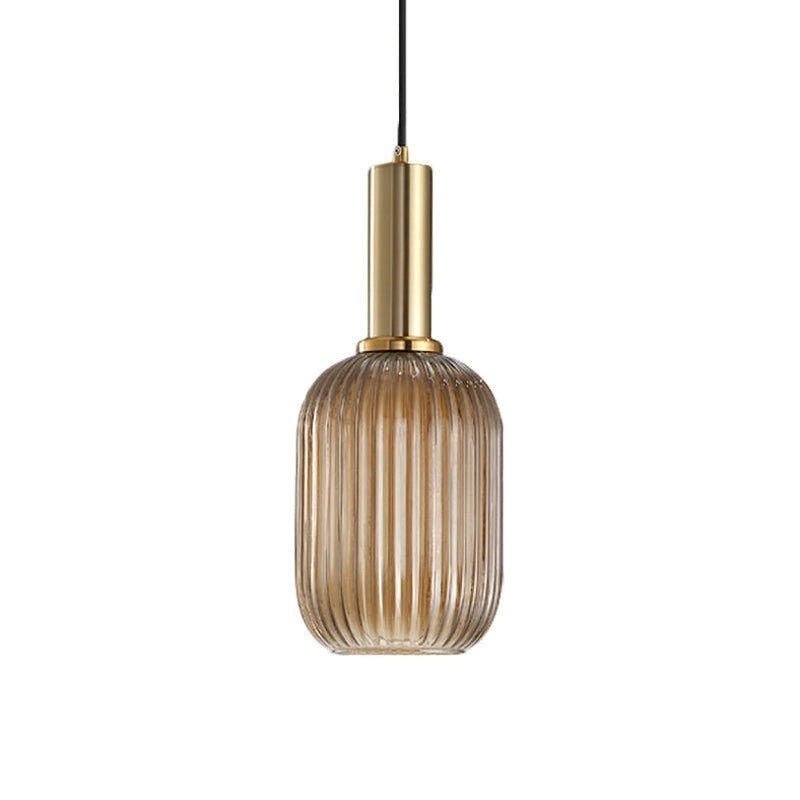 Verelle Ribbed Glass Pendant