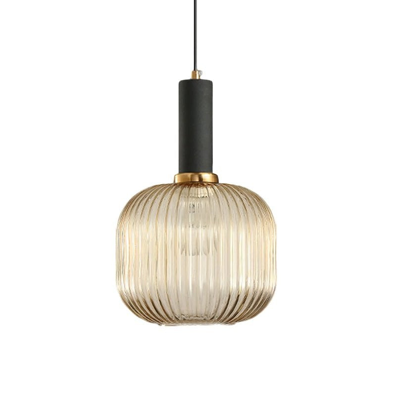 Verelle Ribbed Glass Pendant