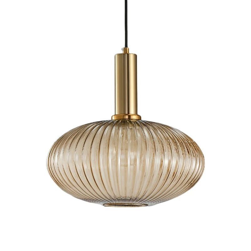 Verelle Ribbed Glass Pendant
