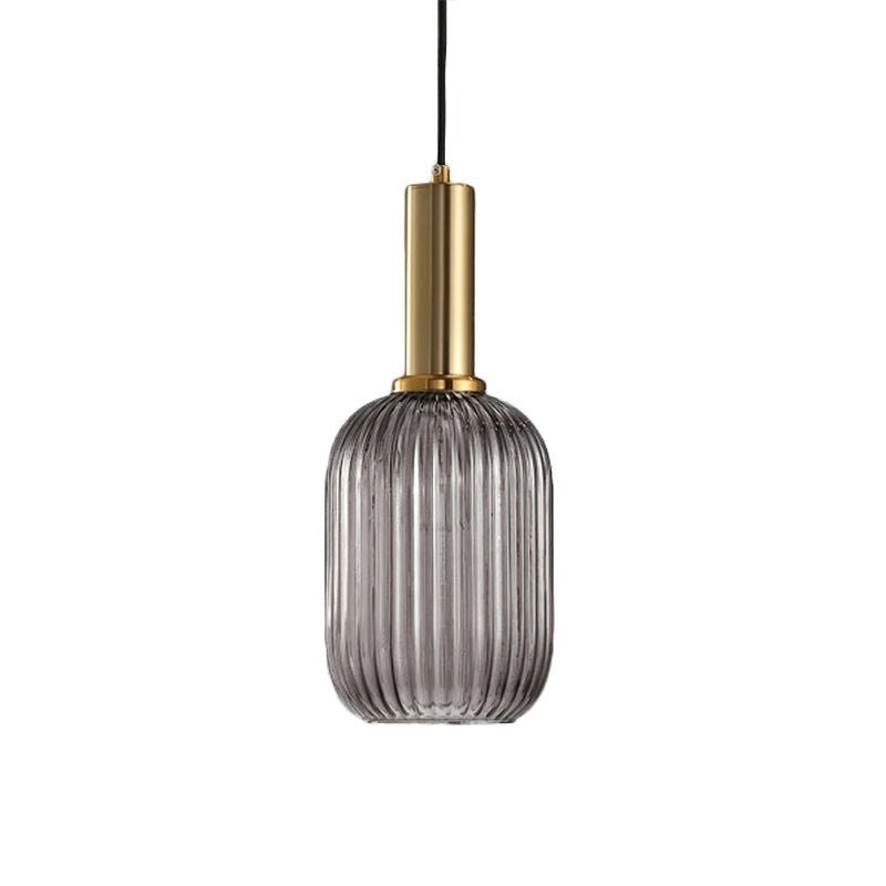 Verelle Ribbed Glass Pendant