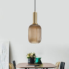 Verelle Ribbed Glass Pendant