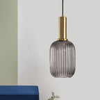 Verelle Ribbed Glass Pendant