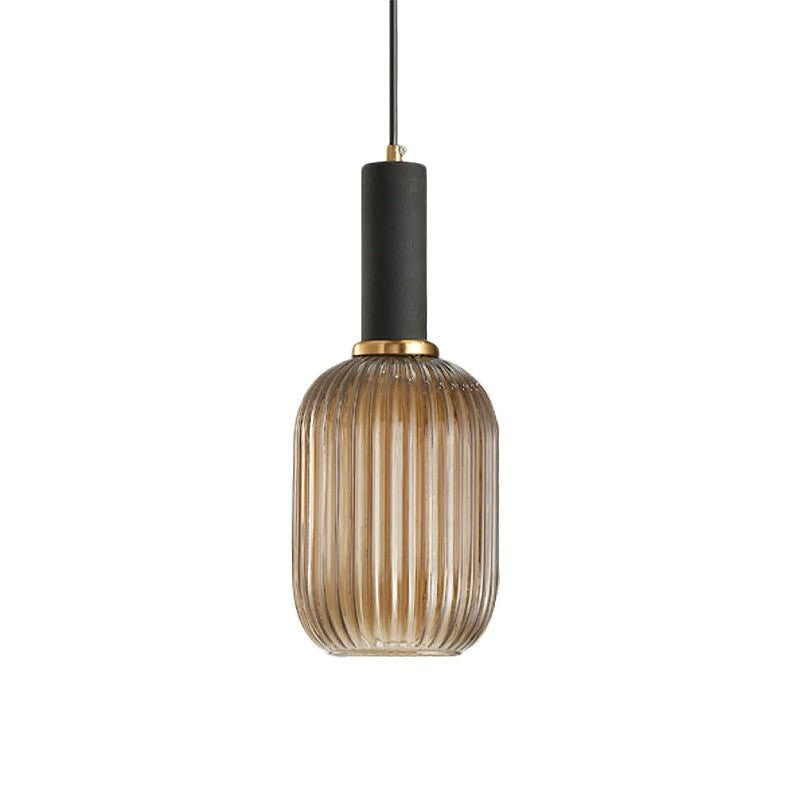 Verelle Ribbed Glass Pendant