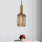 Verelle Ribbed Glass Pendant