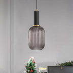 Verelle Ribbed Glass Pendant