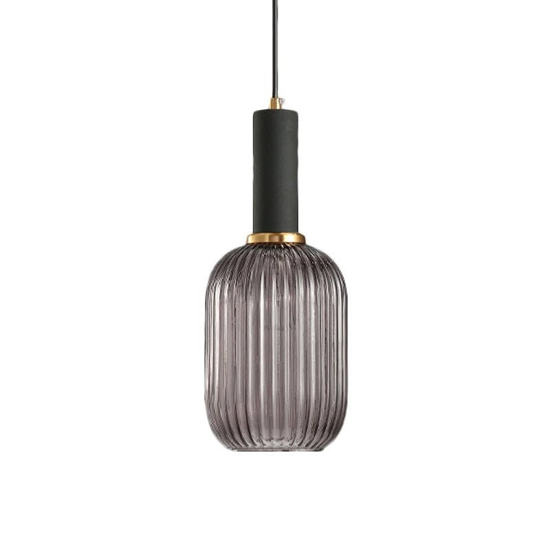 Verelle Ribbed Glass Pendant