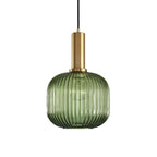 Verelle Ribbed Glass Pendant
