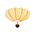 Walnora Fabric Drum Ceiling Light
