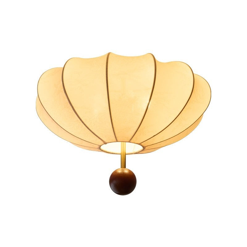 Walnora Fabric Drum Ceiling Light
