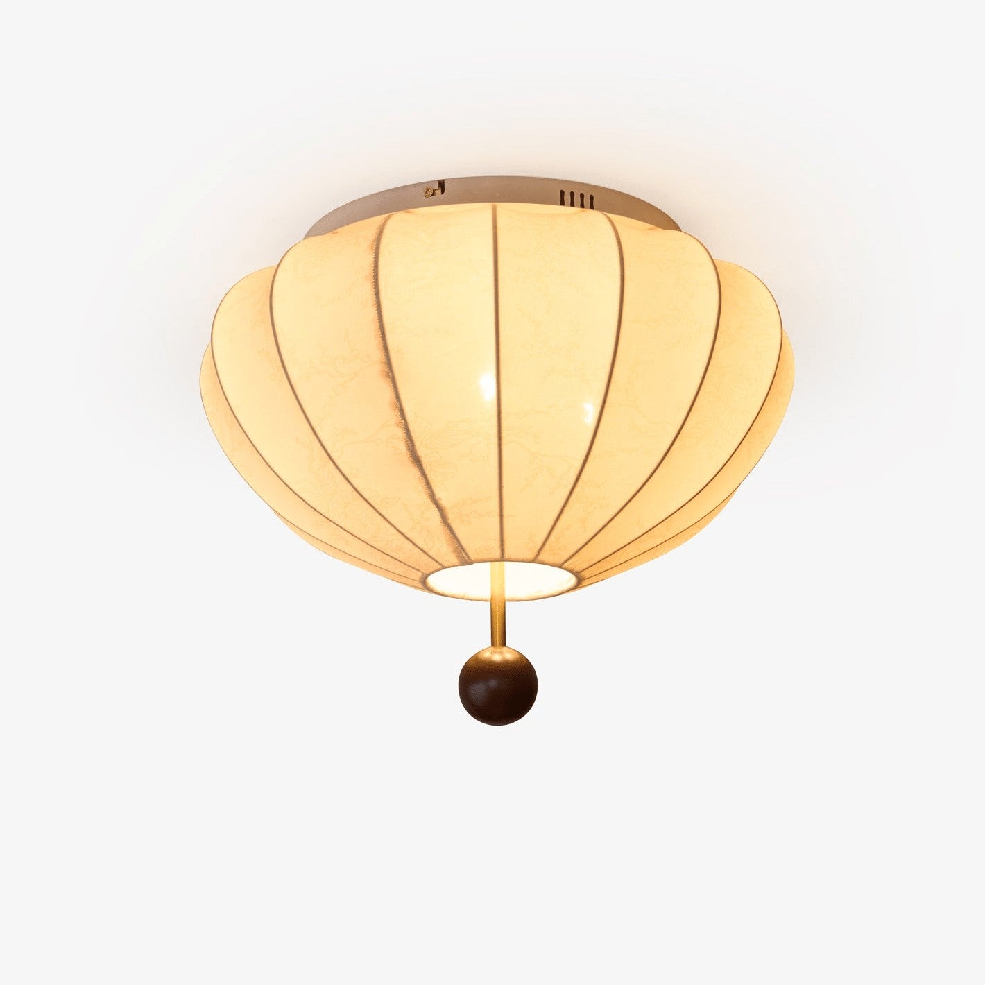 Walnora Fabric Drum Ceiling Light