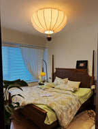 Walnora Fabric Drum Ceiling Light