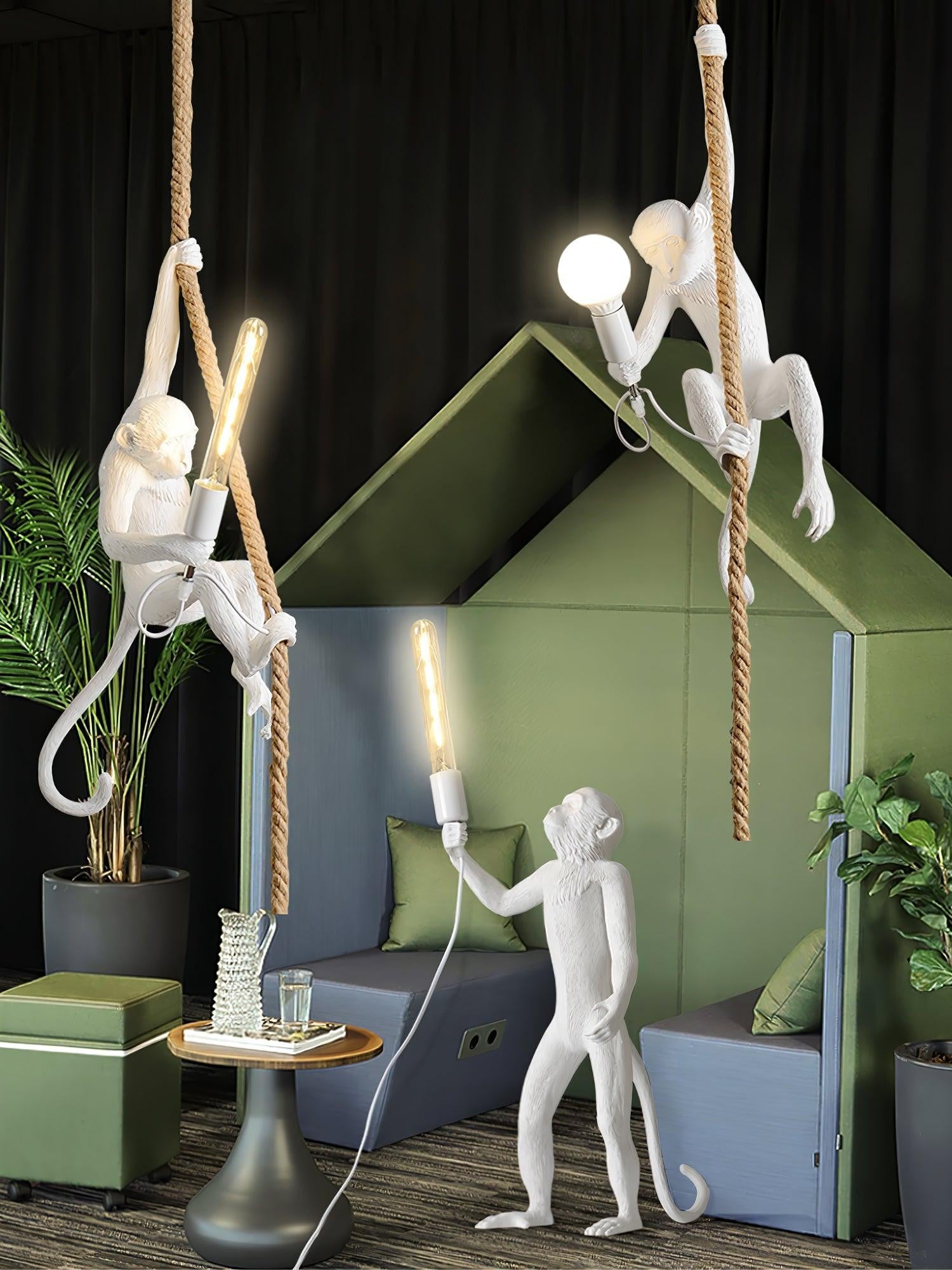 Zariko Jungle Monkey Pendant Light
